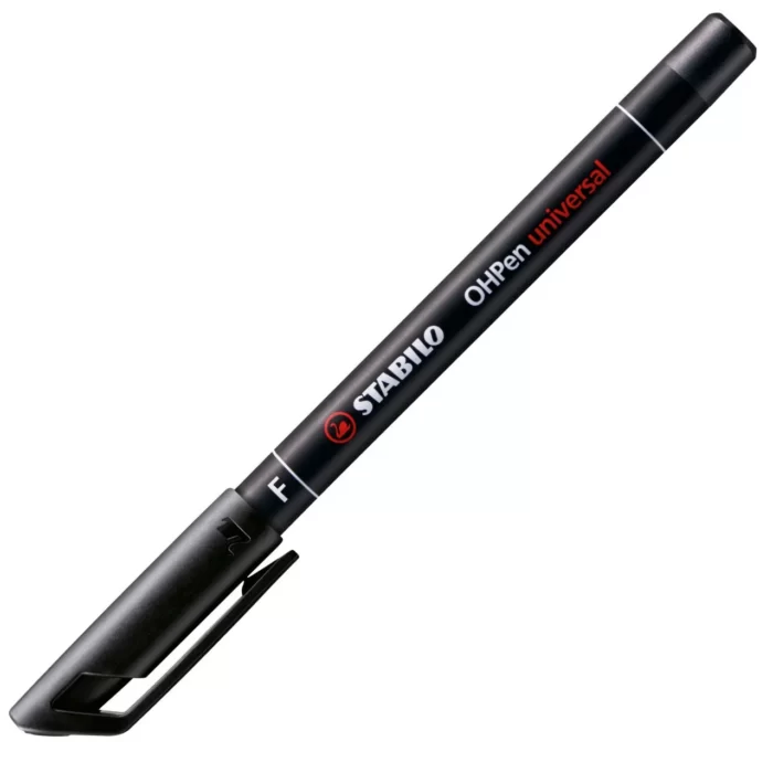 Μαρκαδόρος Stabilo OHPEN Universal F Μαύρος Ανεξίτηλος