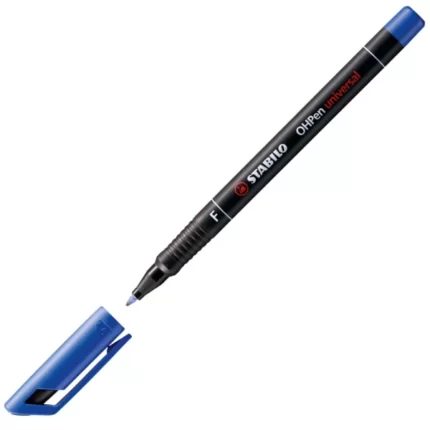 Μαρκαδόρος Stabilo OHPEN Universal F Μπλε Ανεξίτηλος