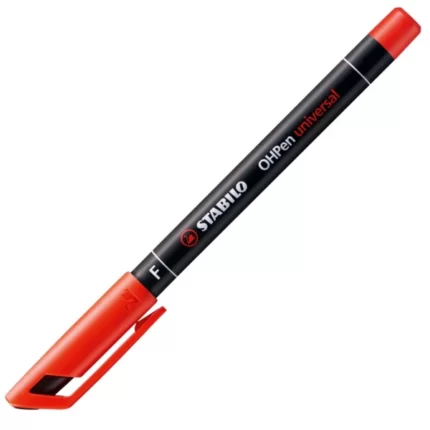 Μαρκαδόρος Stabilo OHPEN Universal F Κόκκινος Ανεξίτηλος