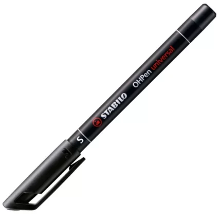 Μαρκαδόρος Stabilo OHPEN Universal S Μαύρος Ανεξίτηλος