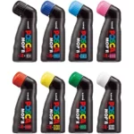 Μαρκαδόρος POSCA MOP'R 3.0-19.0mm ΣΕΤ (8 χρωμάτων)