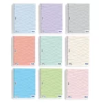 Skag Σπιράλ Τετράδιο Ριγέ Α4 90φυλλο 3Θ Abstract (διάφορα χρώματα)