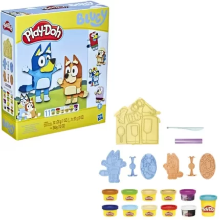 Σετ παιχνιδιού Play-Doh Creative Bluey Make And Mash Costumes (Hasbro)
