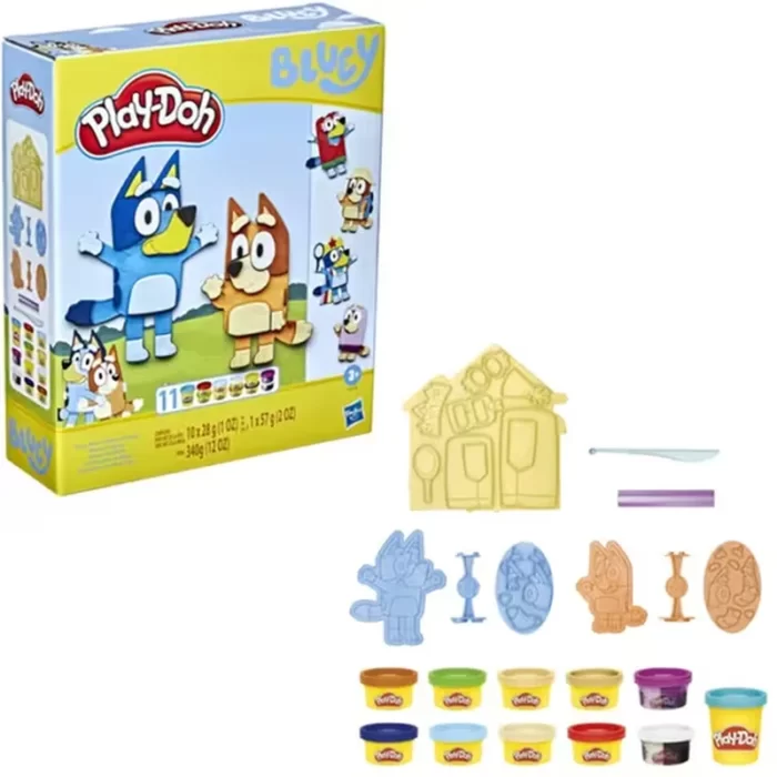 Σετ παιχνιδιού Play-Doh Creative Bluey Make And Mash Costumes (Hasbro)