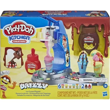 Σετ παιχνιδιού Play-Doh Ice Cream Playset (Hasbro)