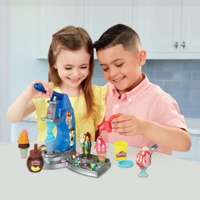 Σετ παιχνιδιού Play-Doh Ice Cream Playset (Hasbro)