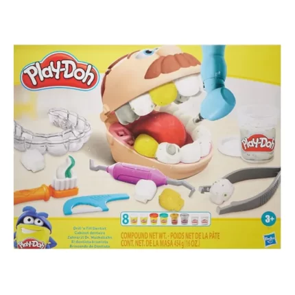 Σετ παιχνιδιού Play-Doh Creative Drill N Fill Dentist (Hasbro)