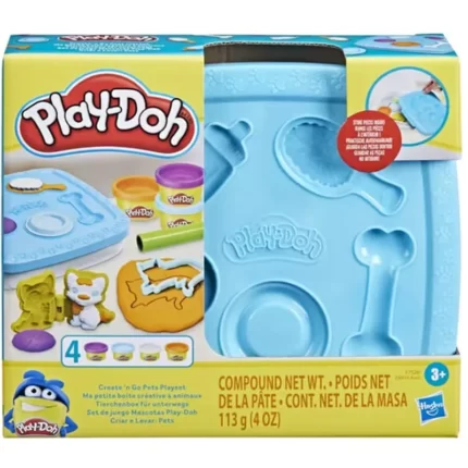 Σετ παιχνιδιού Play-Doh Create And Go Pets Playsets (Hasbro)