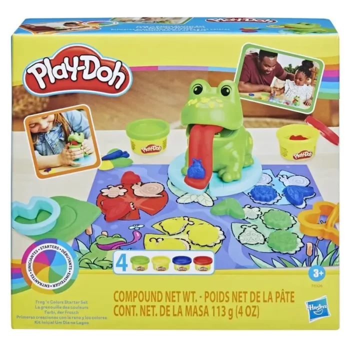 Σετ παιχνιδιού Play-Doh Frog ‘n Colors Starter Set (Hasbro)