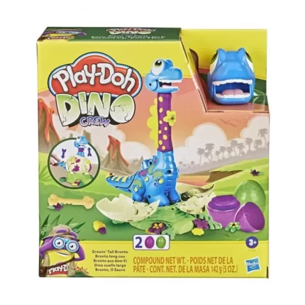 Σετ παιχνιδιού Play-Doh Growin Tall Bronto (Hasbro)