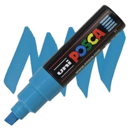 Μαρκαδόρος POSCA CHISEL TIP 8mm Turquoise