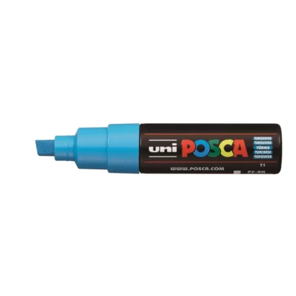 Μαρκαδόρος POSCA CHISEL TIP 8mm Turquoise