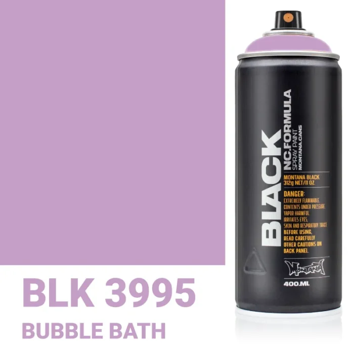 Σπρέι Graffiti Montana Black Cans 400 BLK 3995 Bubble Bath