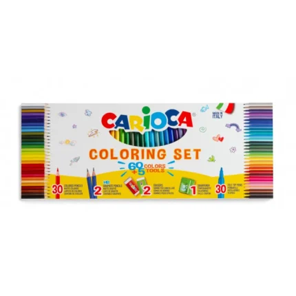Σετ Ζωγραφικής Carioca Coloring Set 65τμχ