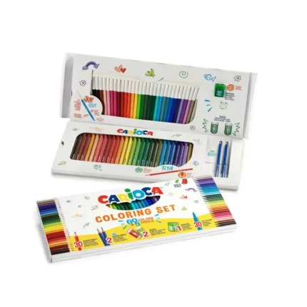Σετ Ζωγραφικής Carioca Coloring Set 65τμχ