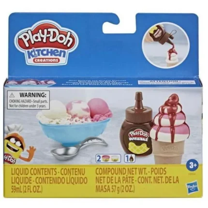 Σετ παιχνιδιού Play-Doh Drizzle Ice Cream (Hasbro)
