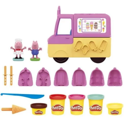 Σετ παιχνιδιού Play-Doh Peppa’s Ice Cream Playset (Hasbro)