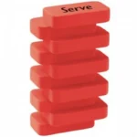 Γόμα Serve Steps Neon Κοραλί