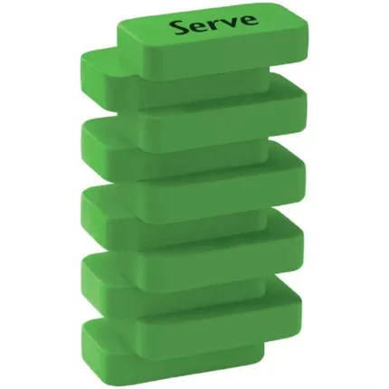 Γόμα Serve Steps Neon Πράσινο