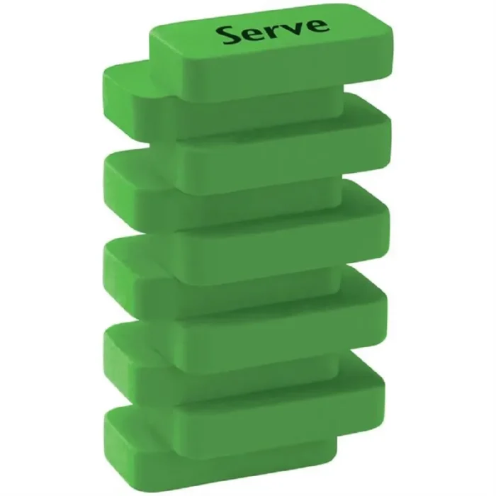 Γόμα Serve Steps Neon Πράσινο
