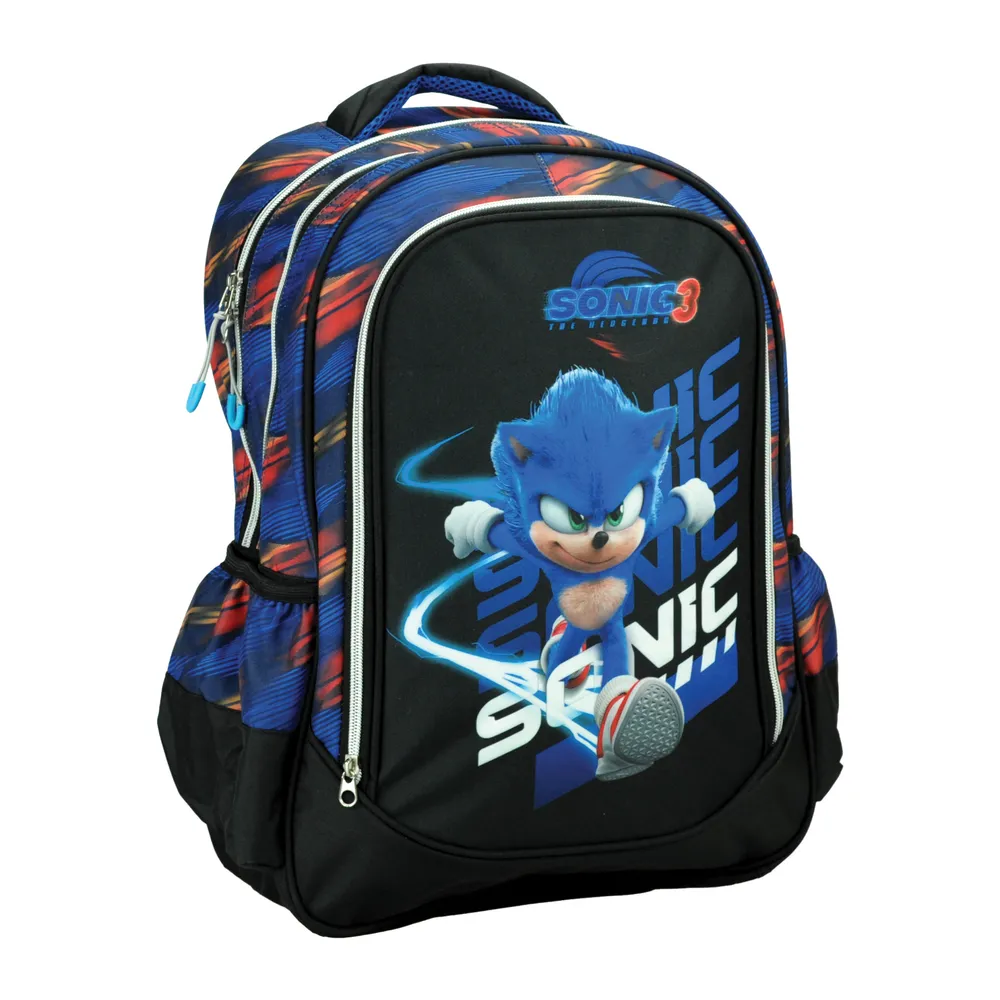 GIM ΤΣΑΝΤΑ ΔΗΜΟΤΙΚΟΥ ΟΒΑΛ SONIC 3 THE HEDGEHOG GIM ΤΣΑΝΤΑ ΔΗΜΟΤΙΚΟΥ ΟΒΑΛ SONIC 3 THE HEDGEHOG