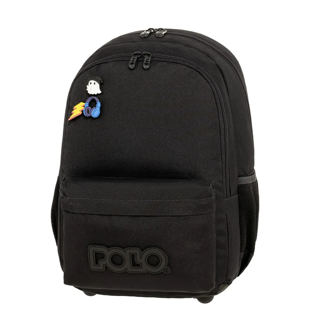 ΣΑΚΙΔΙΟ PINS BLACK-ΜΑΥΡΟ ΣΑΚΙΔΙΟ PINS BLACK-ΜΑΥΡΟ