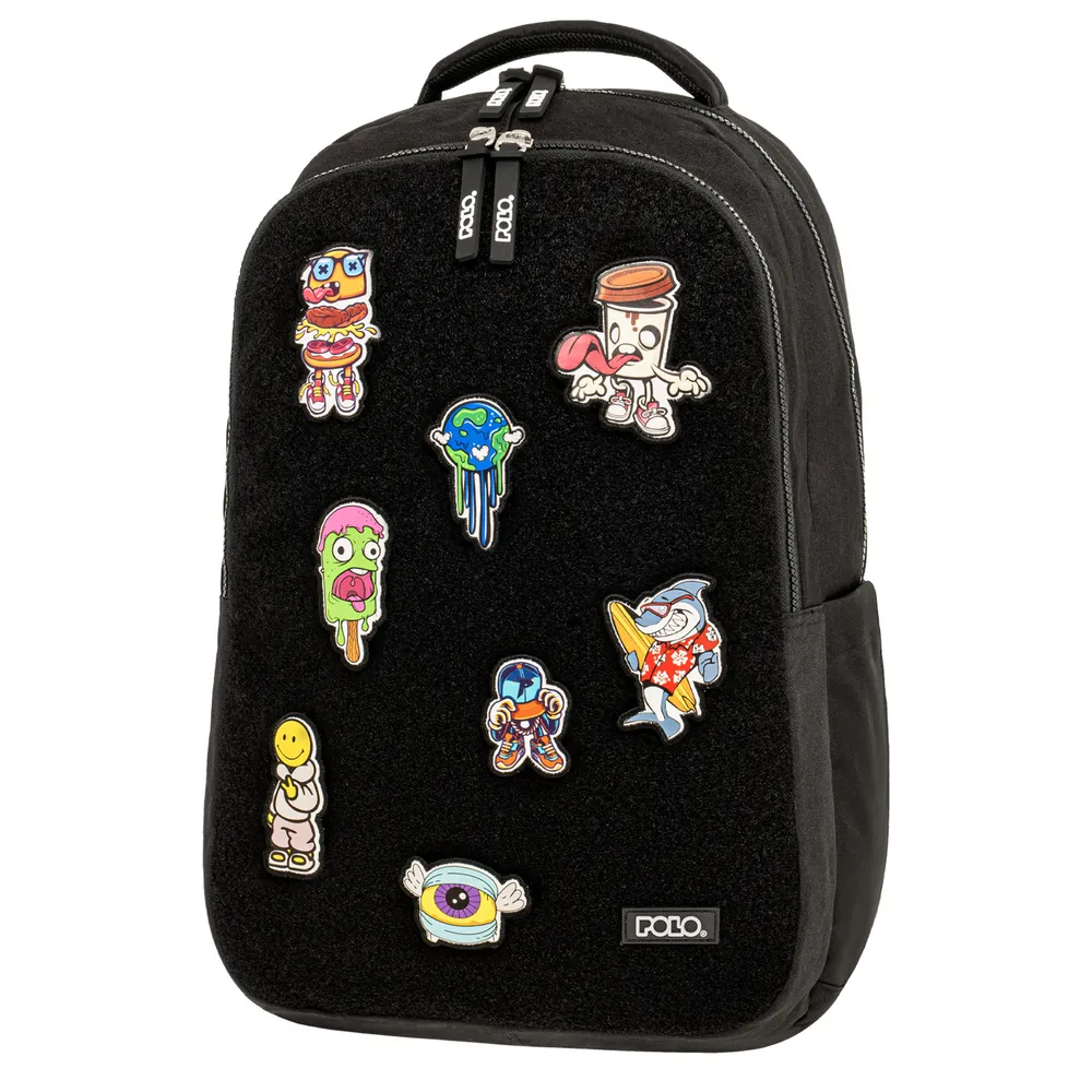 ΣΑΚΙΔΙΟ PATCHES BLACK-ΜΑΥΡΟ ΣΑΚΙΔΙΟ PATCHES BLACK-ΜΑΥΡΟ