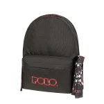 ΣΑΚΙΔΙΟ ORIGINAL DOUBLE SCARF BLACK/BORDEAUX-ΜΑΥΡΟ/ΜΠΟΡΝΤΩ